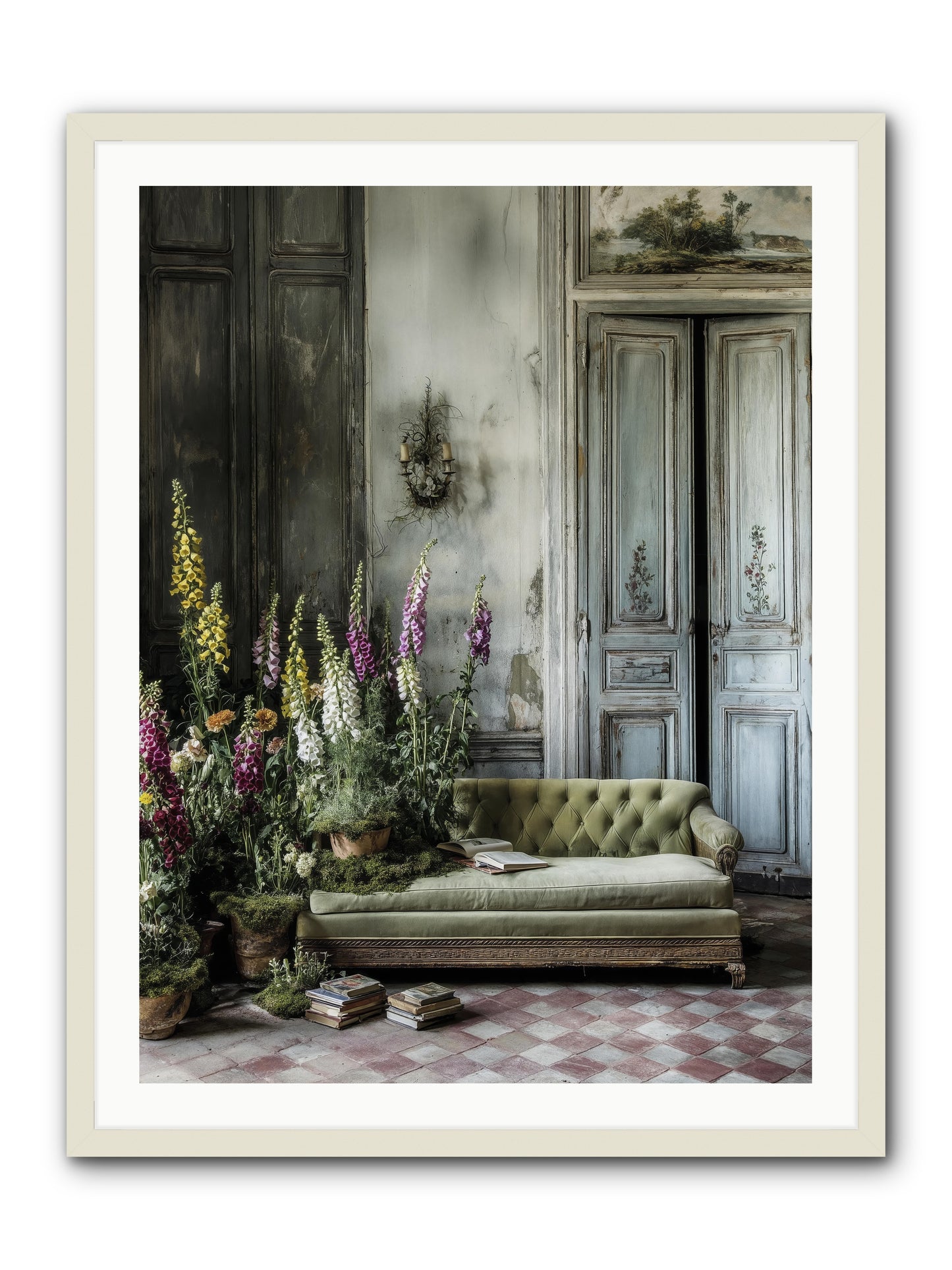 Awakened -- Framed Print - White 30x40