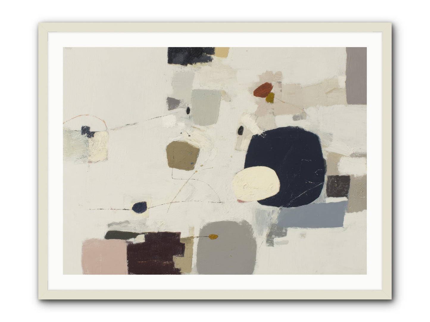 Awakened -- Framed Print - White 40x30