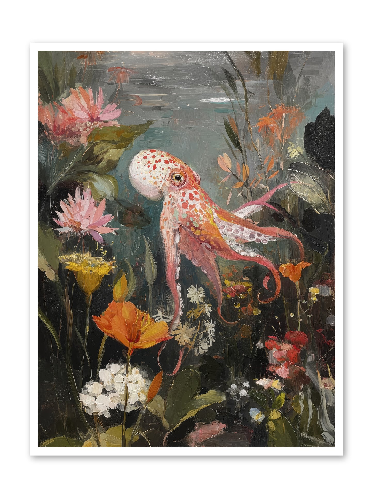 Awakened in Coral -- Paper Print 36x48