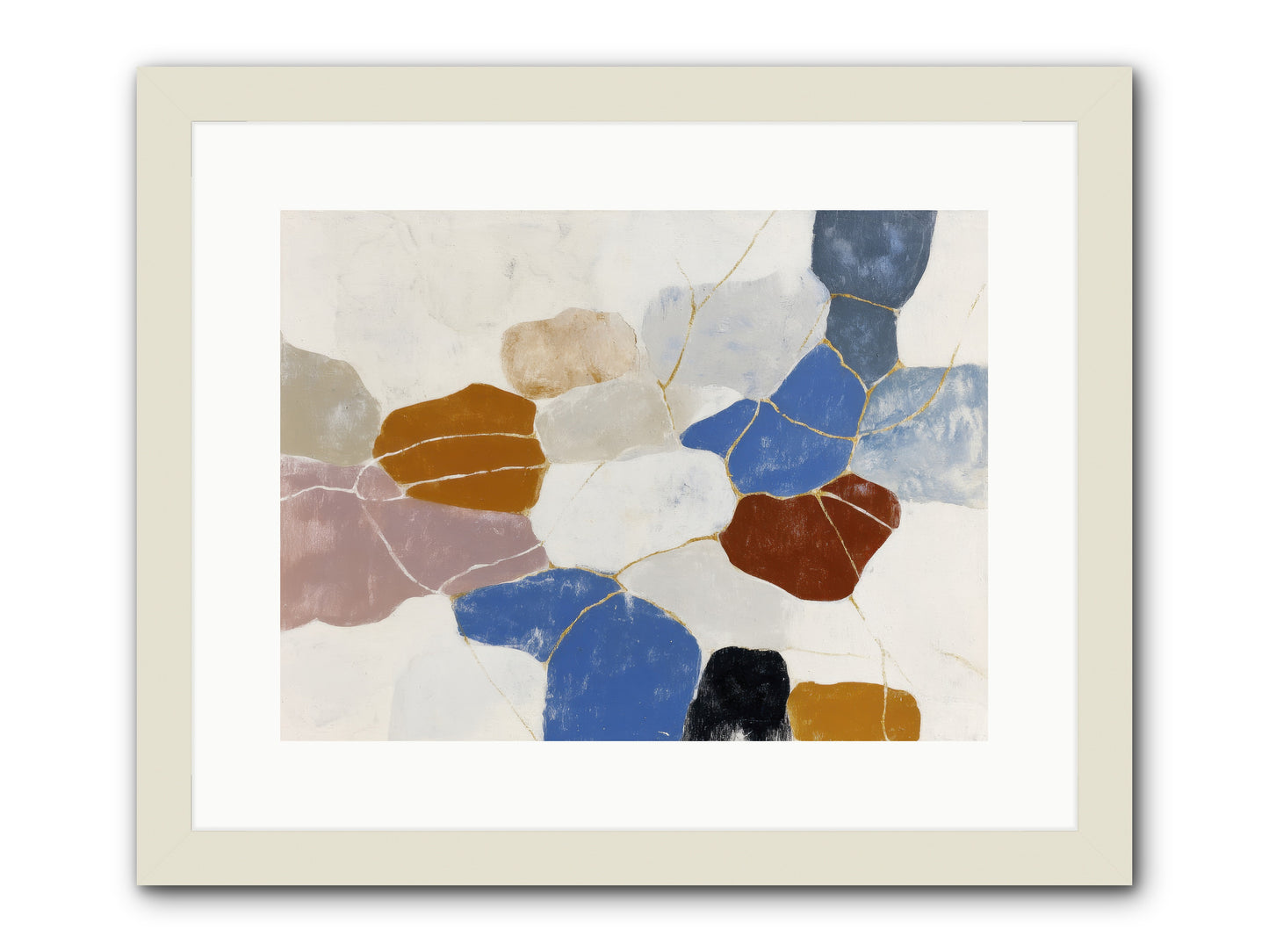 Azure -- Framed Print - White 16x12