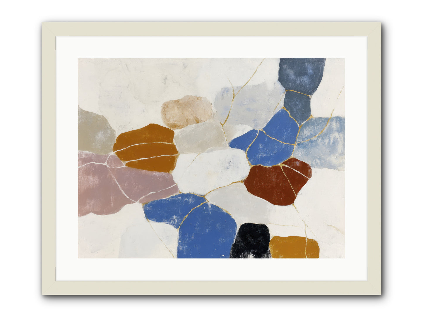 Azure -- Framed Print - White 24x18