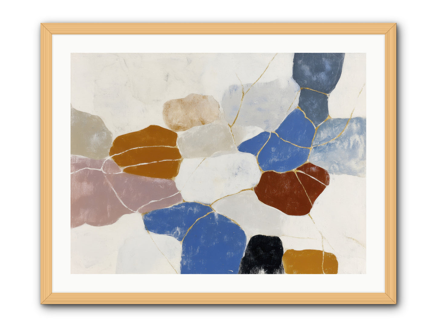 Azure -- Framed Print - Natural 32x24