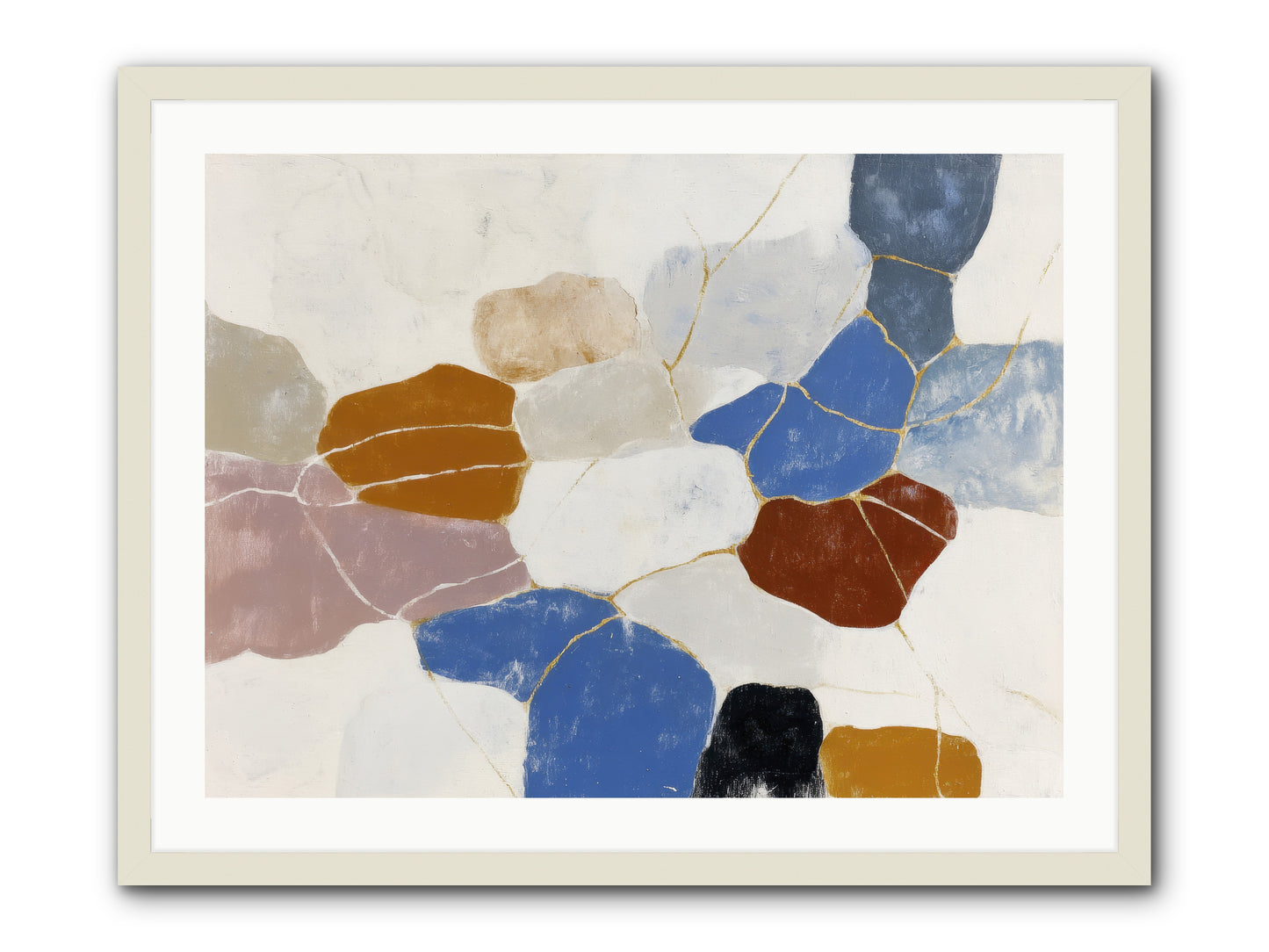 Azure -- Framed Print - White 32x24