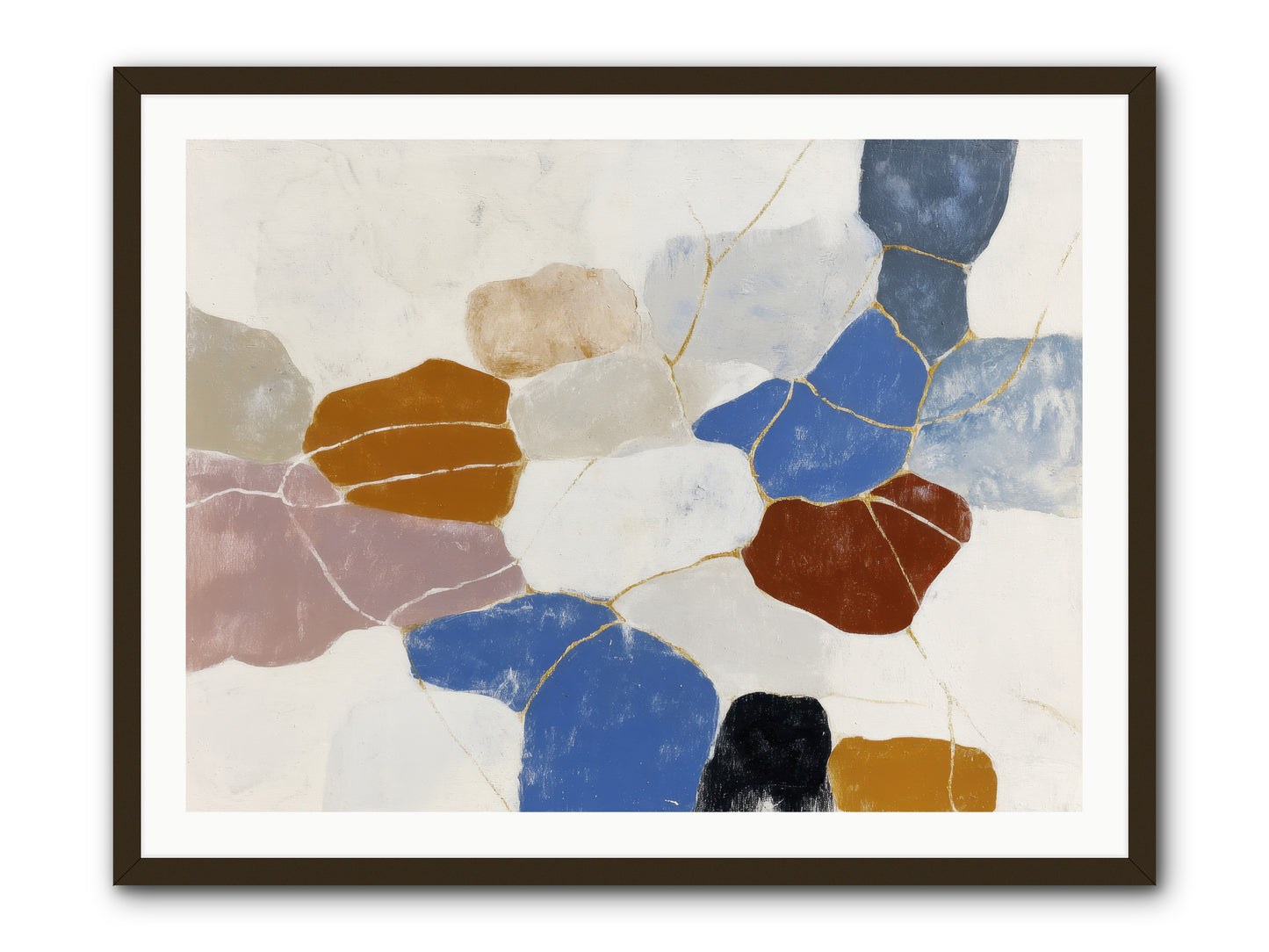 Azure -- Framed Print - Black 40x30