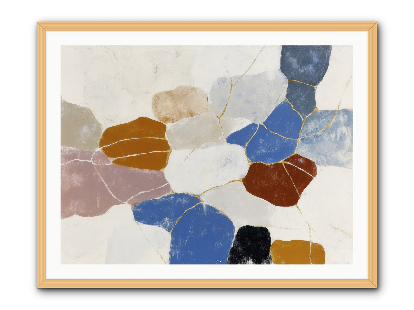 Azure -- Framed Print - Natural 40x30