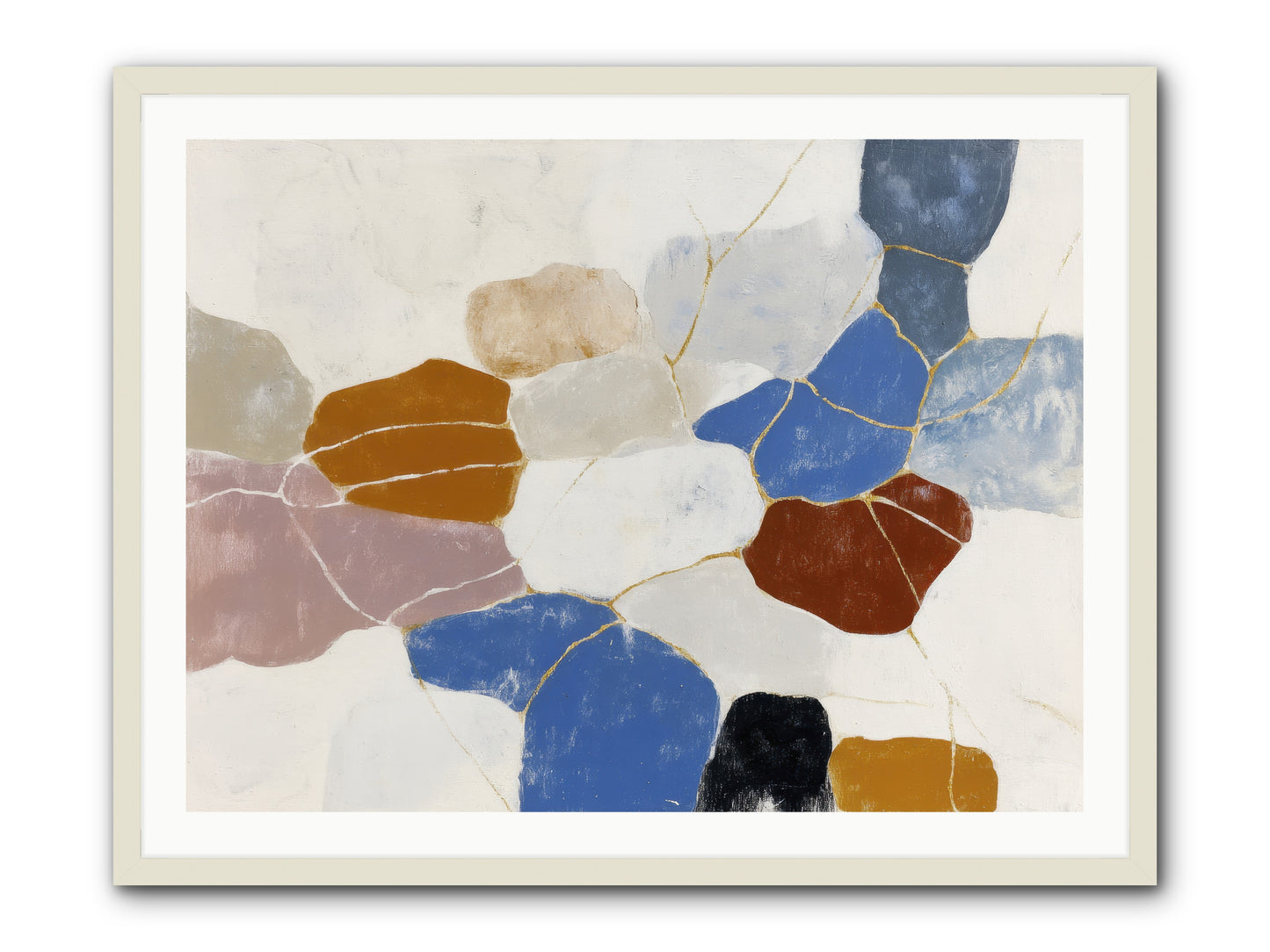 Azure -- Framed Print - White 40x30