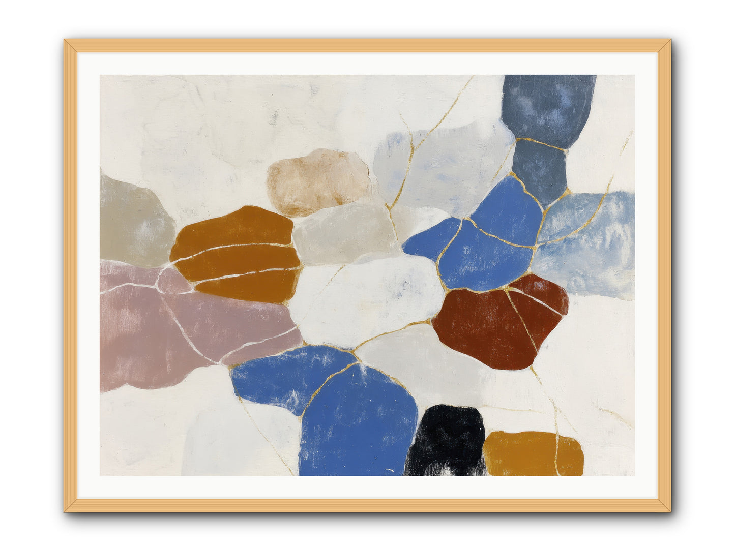 Azure -- Framed Print - Natural 48x36