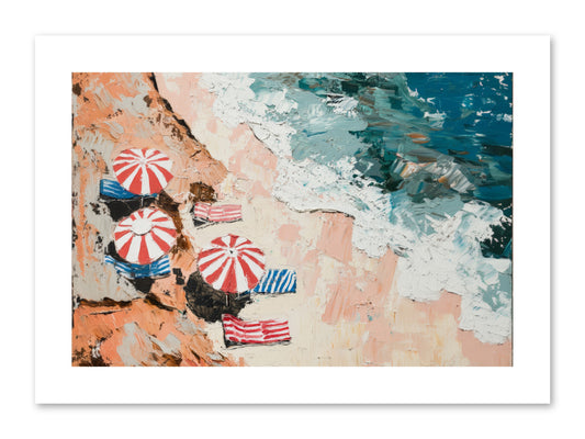 Azure Afternoons -- Paper Print 12x8