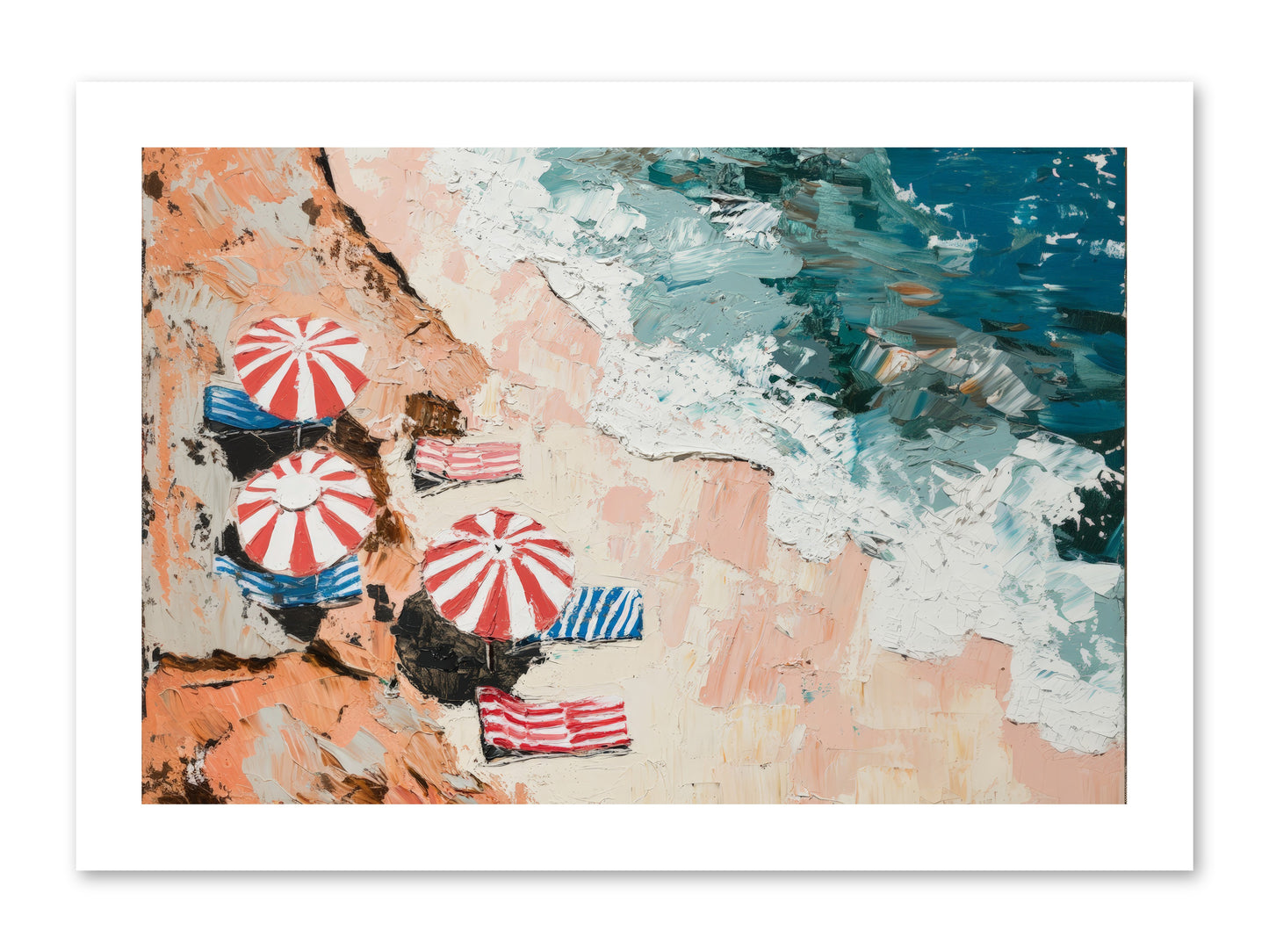 Azure Afternoons -- Loose Canvas Print 15x10