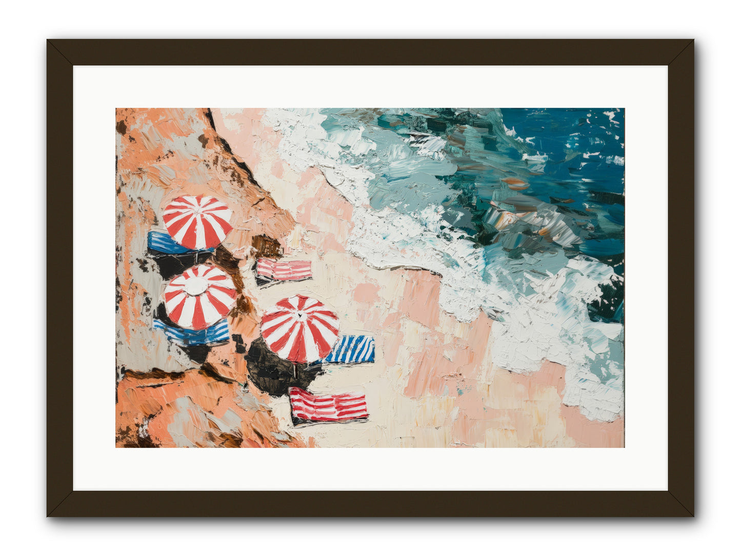 Azure Afternoons -- Framed Print - Black 24x16