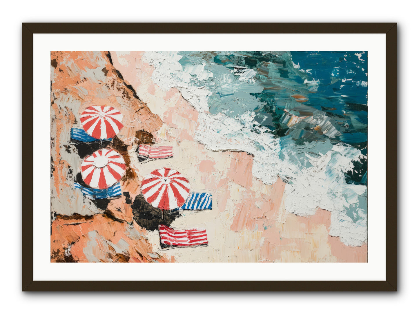 Azure Afternoons -- Framed Print - Black 36x24