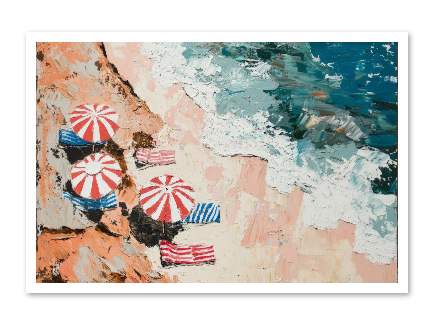 Azure Afternoons -- Loose Canvas Print 36x24