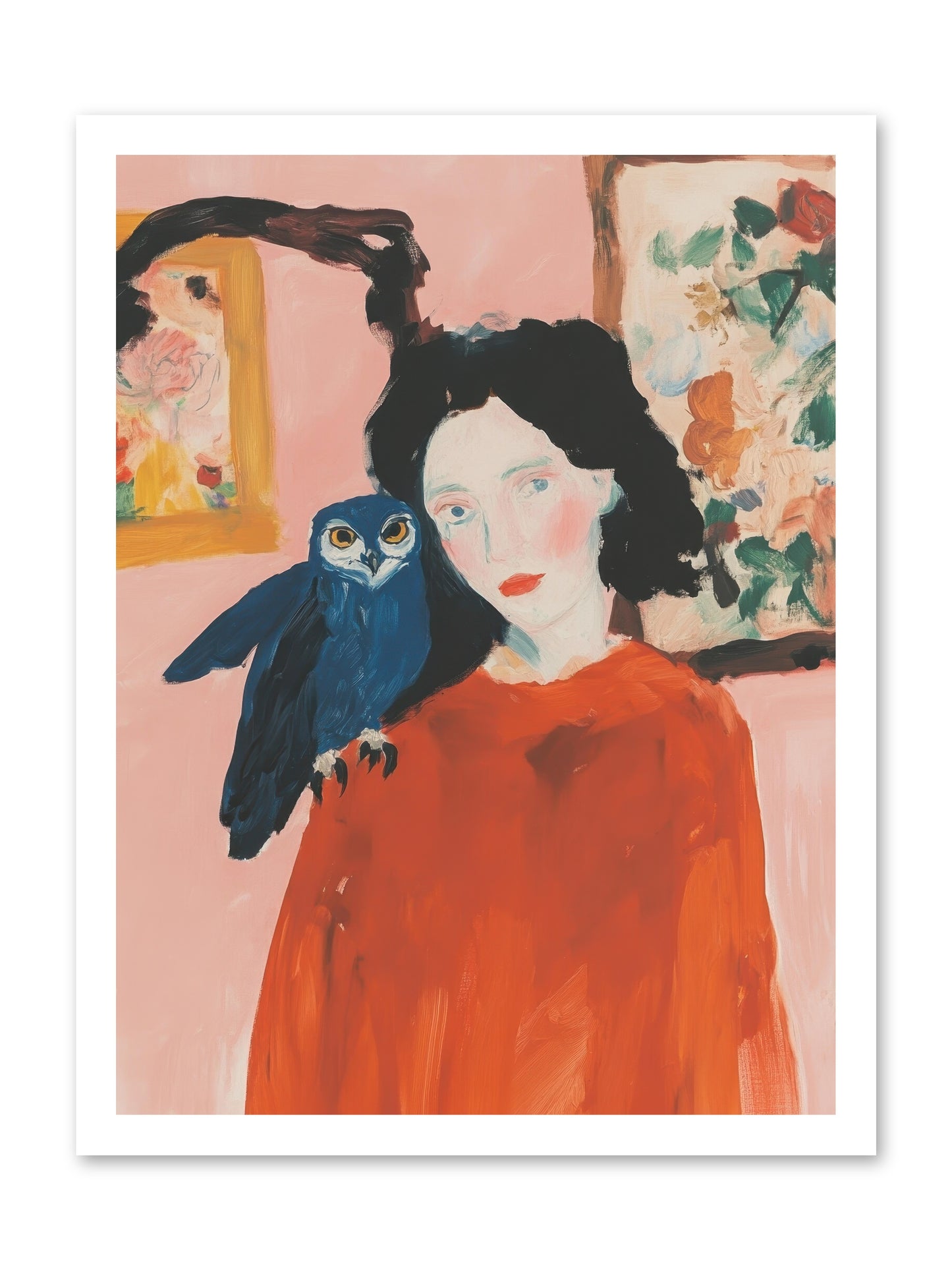 Azure Messenger -- Loose Canvas Print 18x24