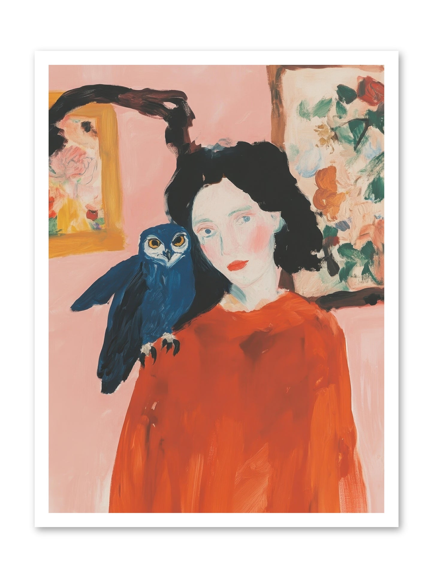 Azure Messenger -- Loose Canvas Print 24x32