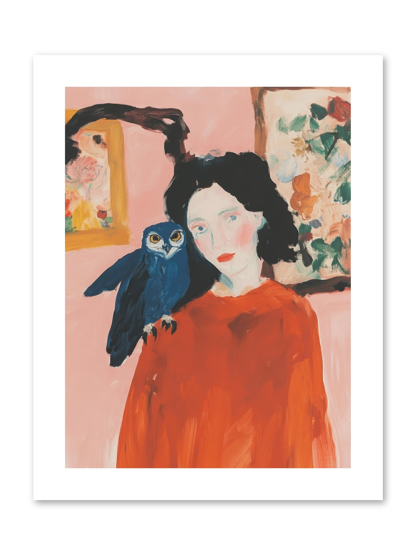 Azure Messenger -- Loose Canvas Print 9x12