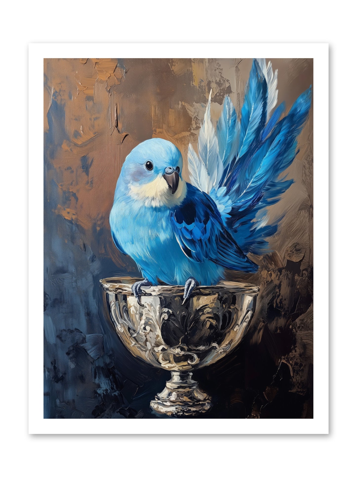 Azure Serenade -- Loose Canvas Print 18x24