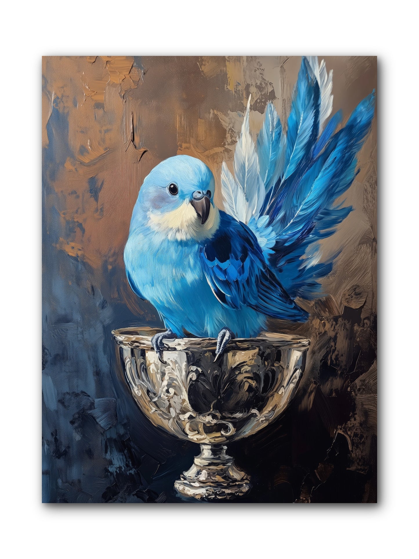 Azure Serenade -- Wrapped Canvas 9x12