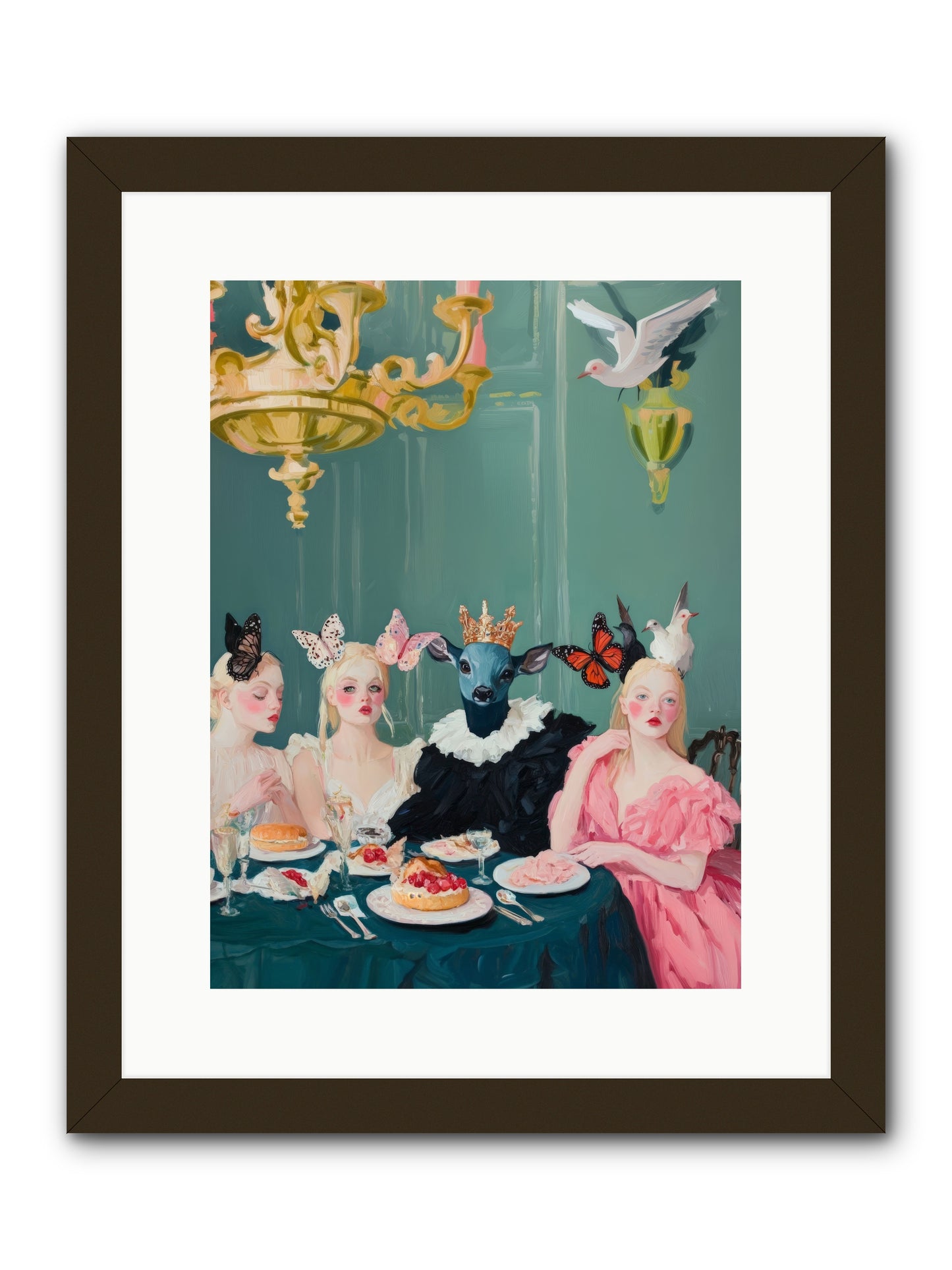 Backstage CharmRez2 -- Framed Print - Black 12x16