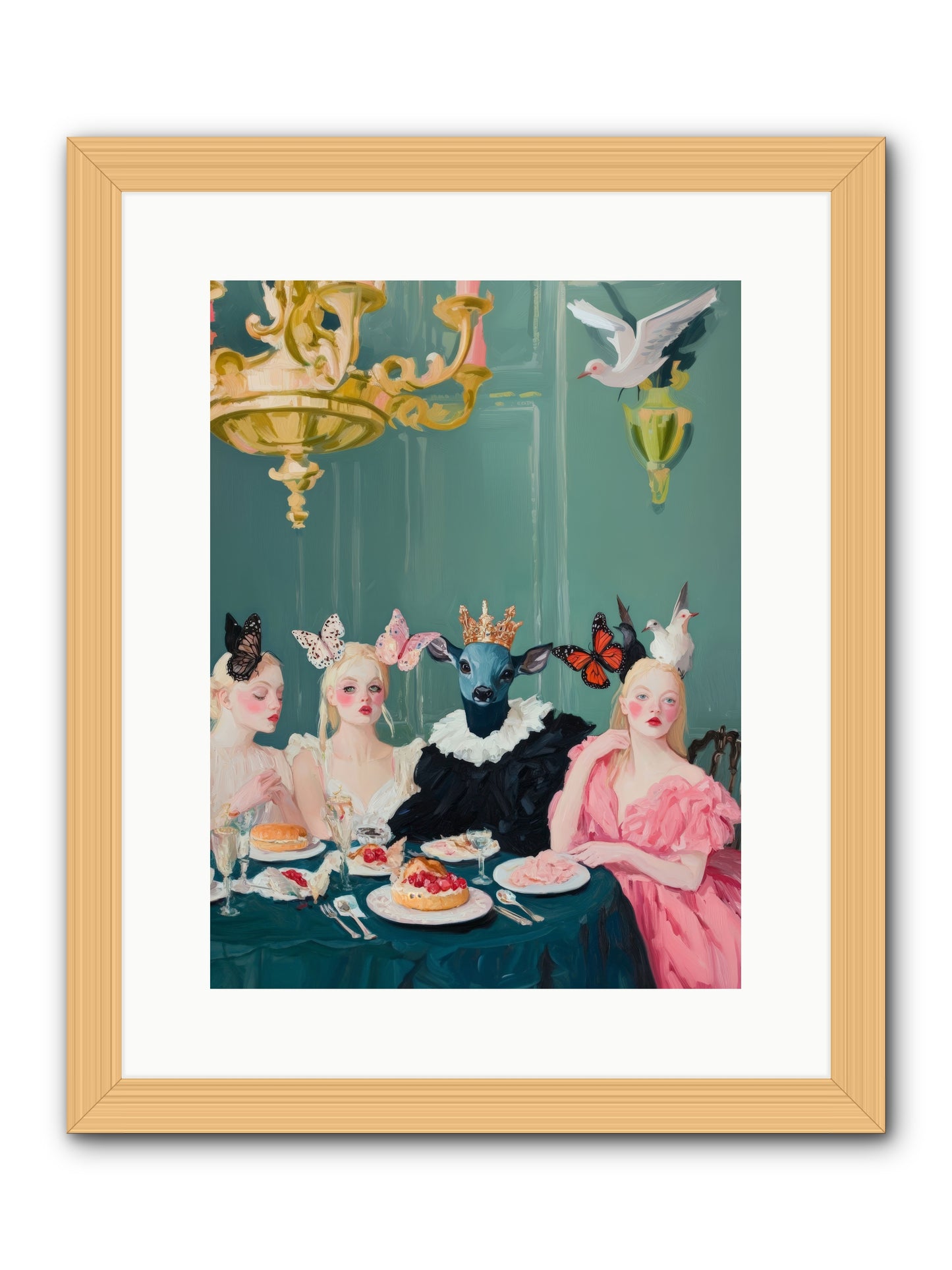 Backstage CharmRez2 -- Framed Print - Natural 12x16