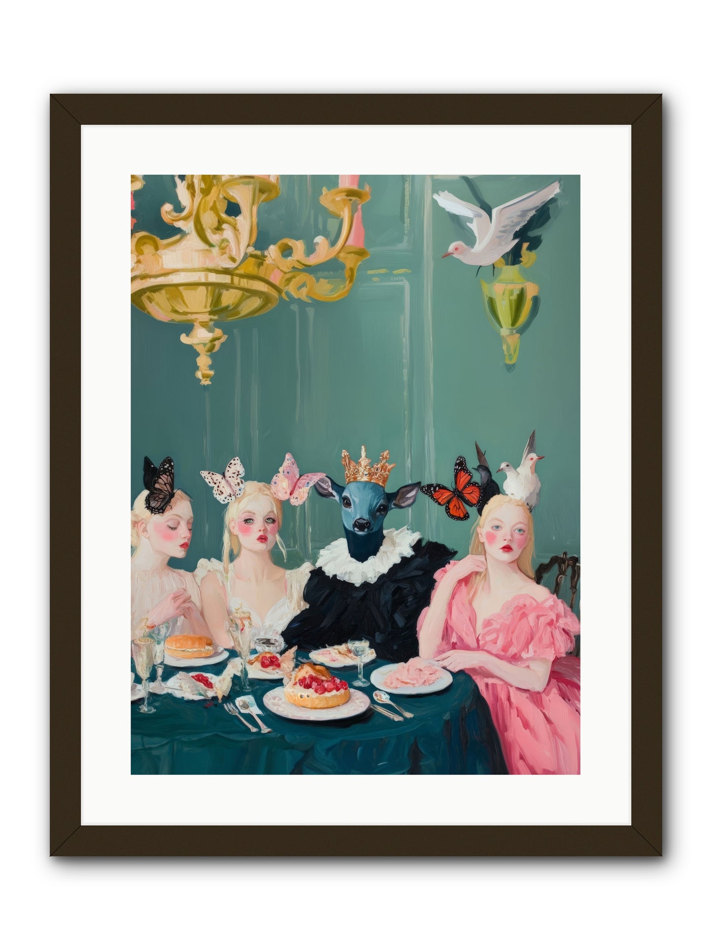 Backstage CharmRez2 -- Framed Print - Black 18x24