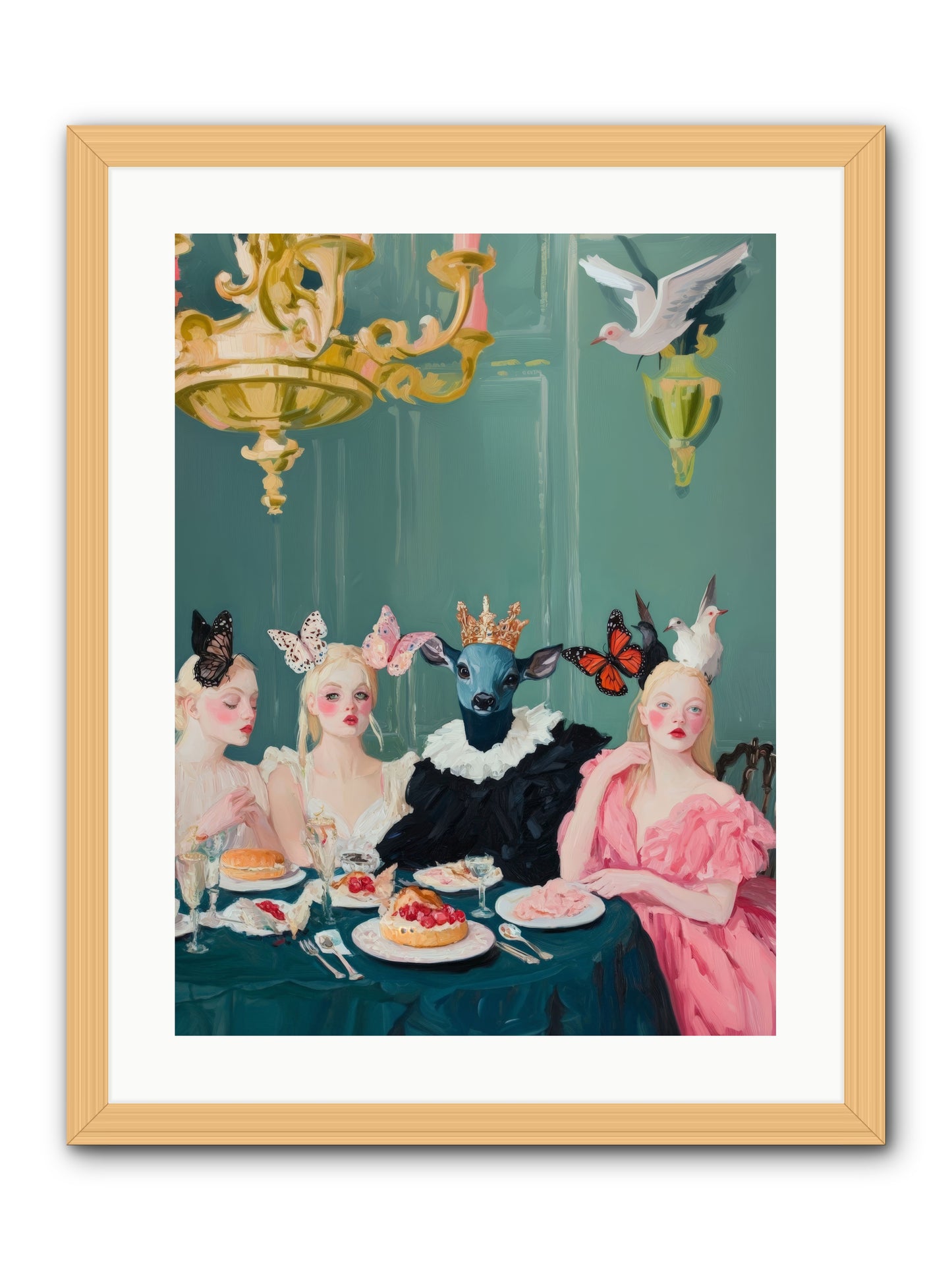 Backstage CharmRez2 -- Framed Print - Natural 18x24