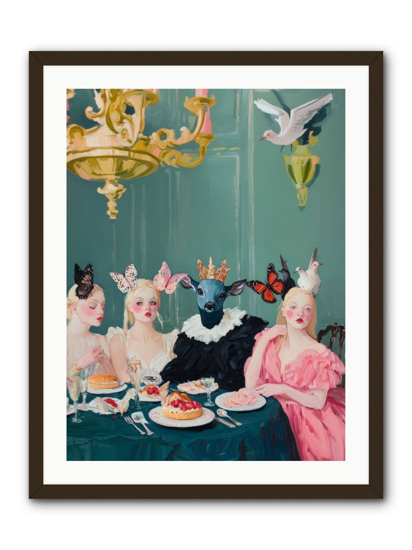 Backstage CharmRez2 -- Framed Print - Black 24x32