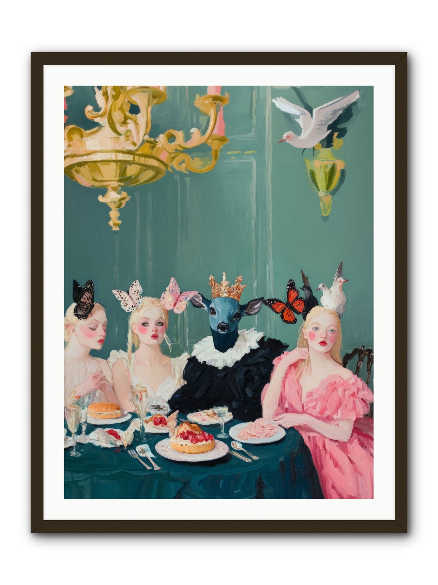Backstage CharmRez2 -- Framed Print - Black 30x40