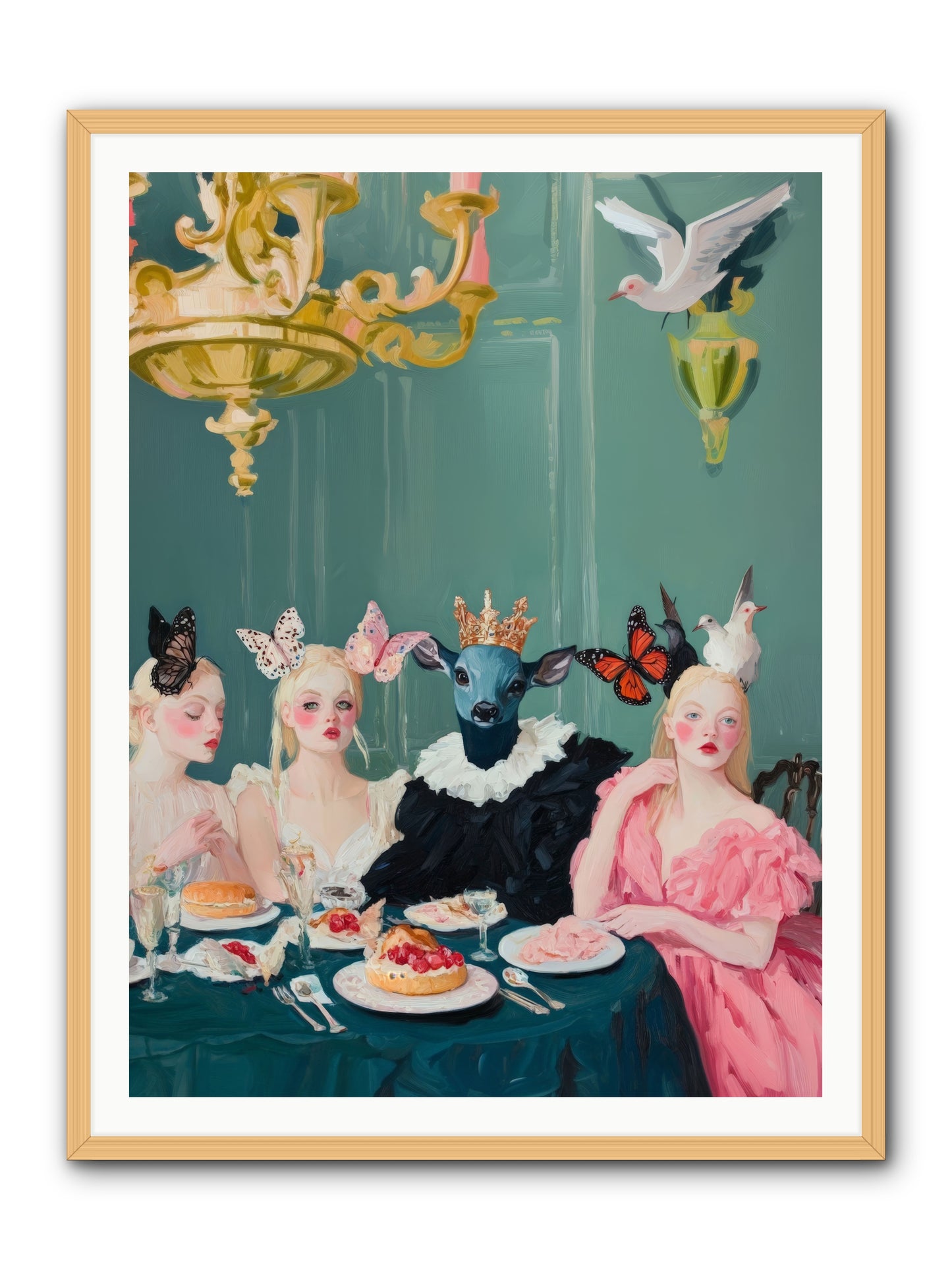 Backstage CharmRez2 -- Framed Print - Natural 36x48
