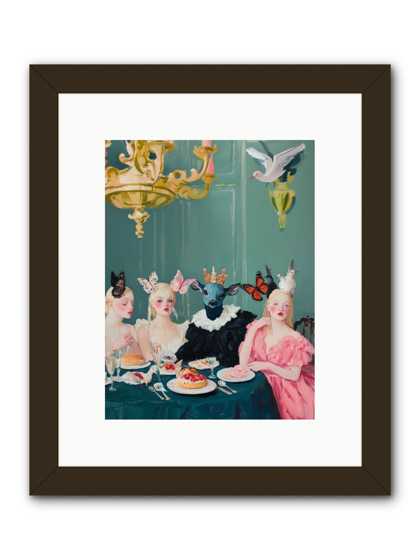 Backstage CharmRez2 -- Framed Print - Black 9x12