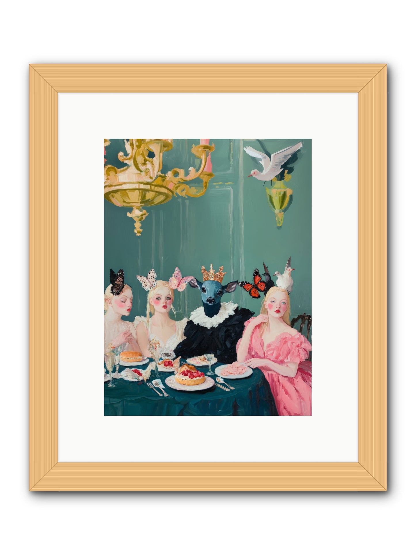 Backstage CharmRez2 -- Framed Print - Natural 9x12