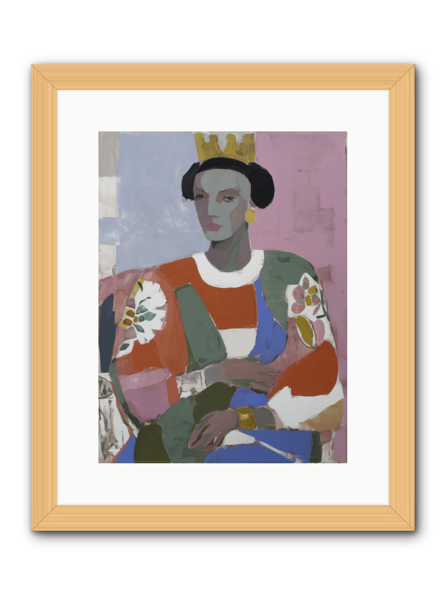 Ballad -- Framed Print - Natural 12x16