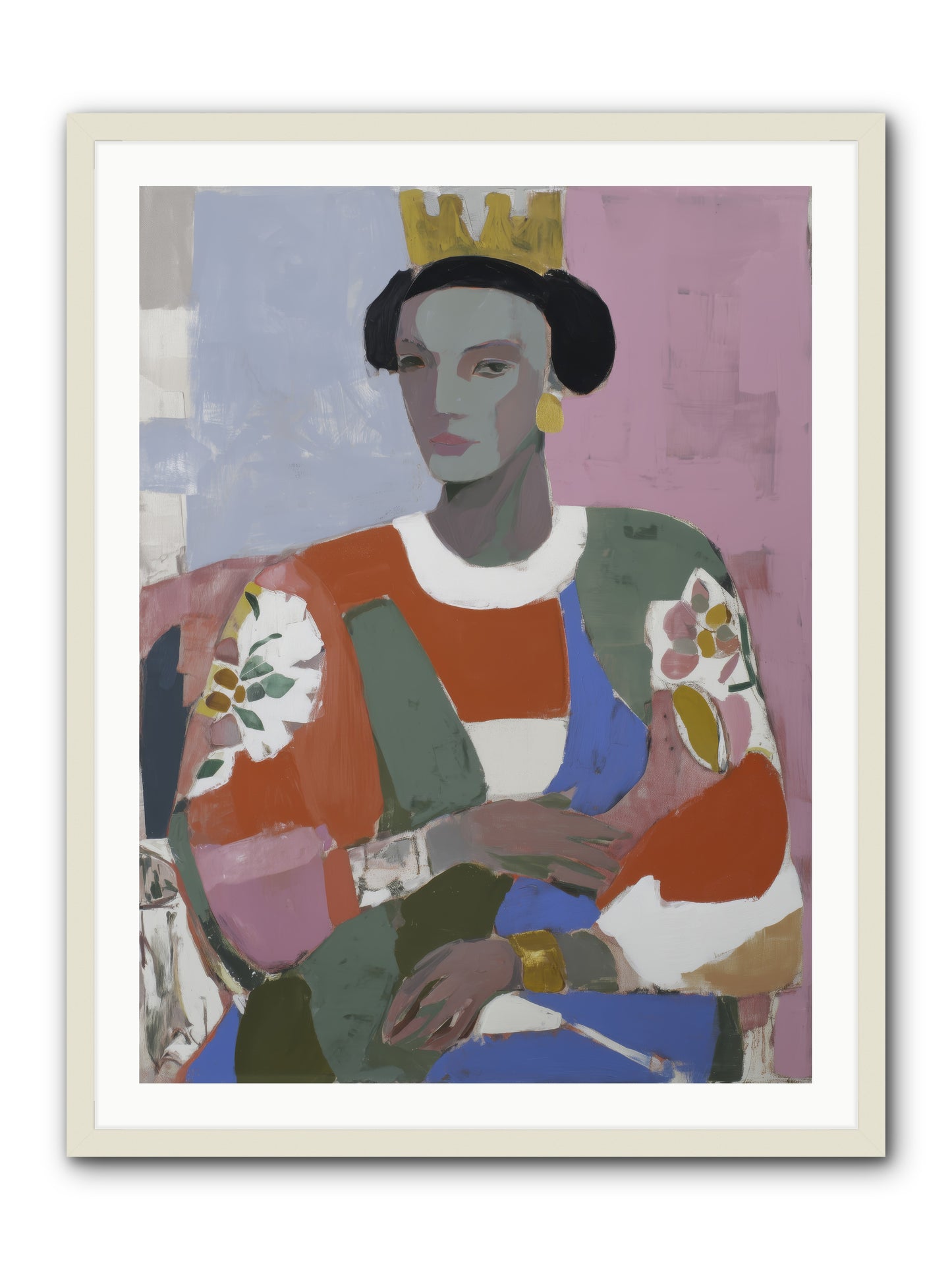 Ballad -- Framed Print - White 30x40