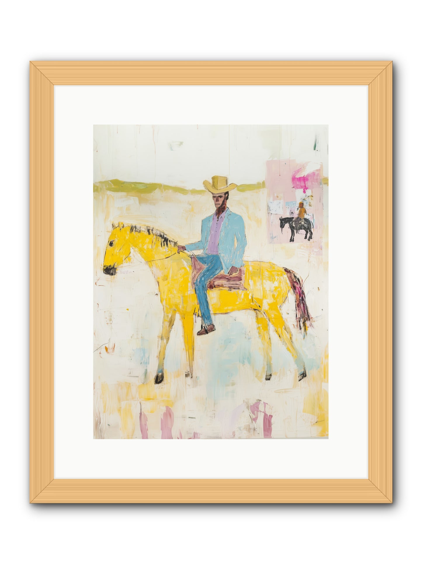 Ballad Of Blue Thunder -- Framed Print - Natural 12x16