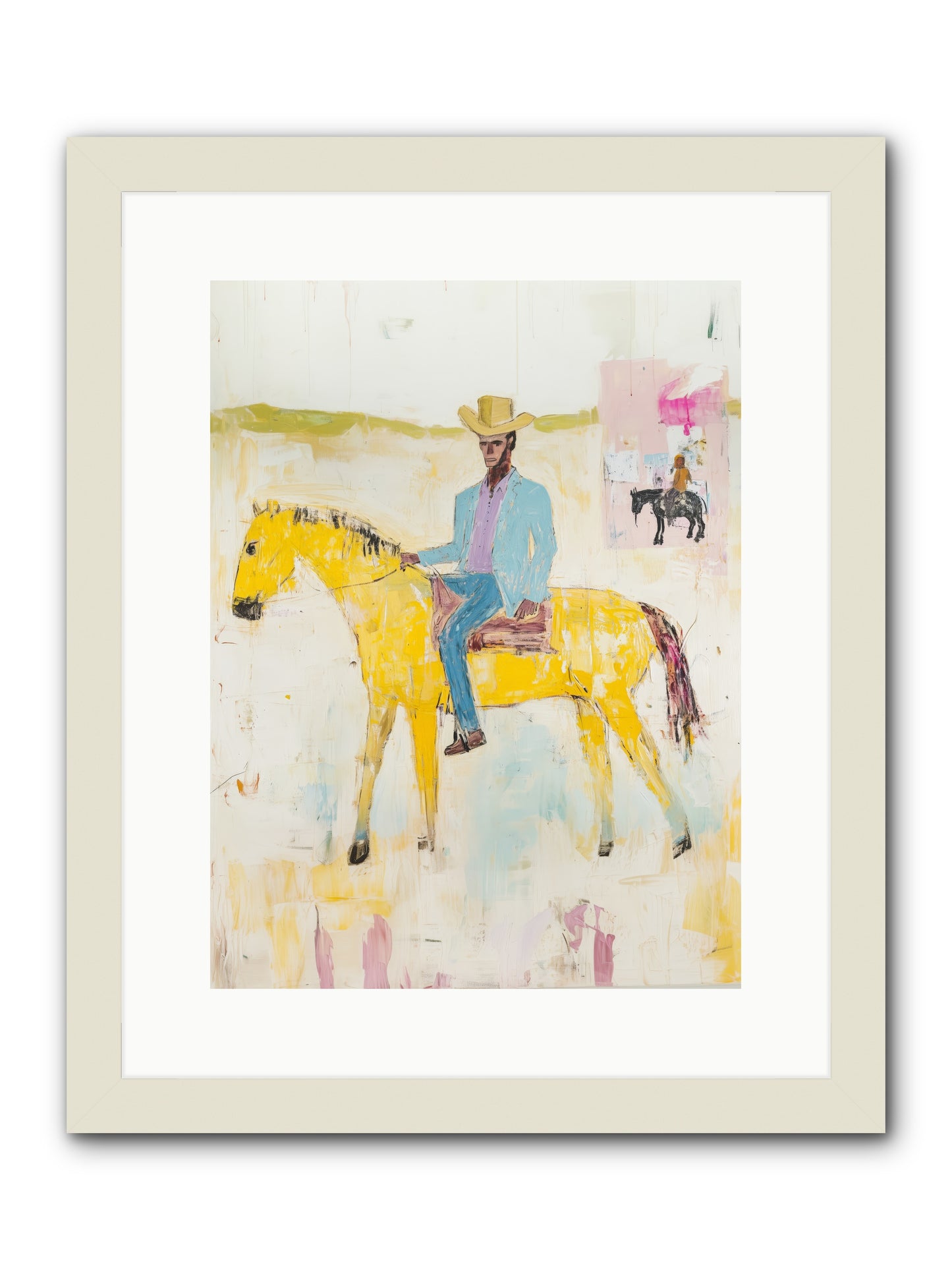 Ballad Of Blue Thunder -- Framed Print - White 12x16