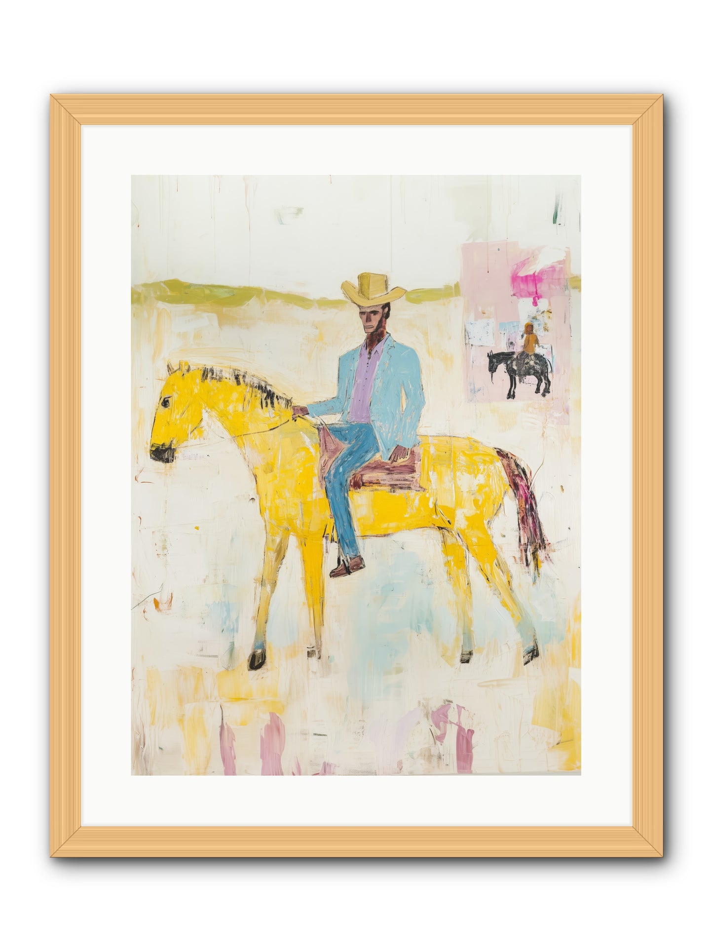 Ballad Of Blue Thunder -- Framed Print - Natural 18x24