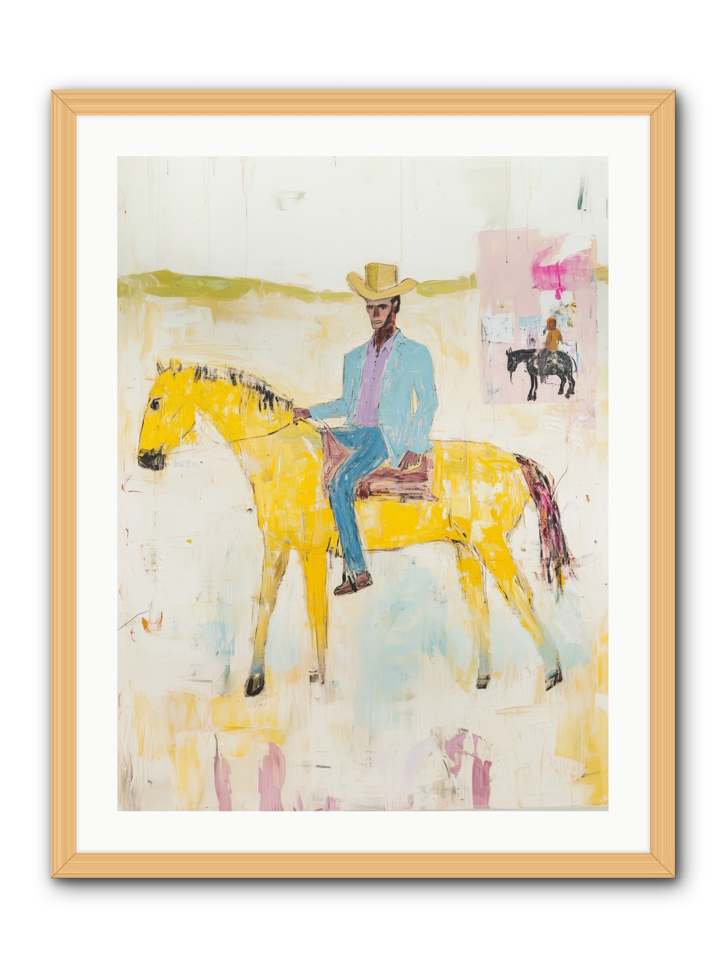 Ballad Of Blue Thunder -- Framed Print - Natural 24x32