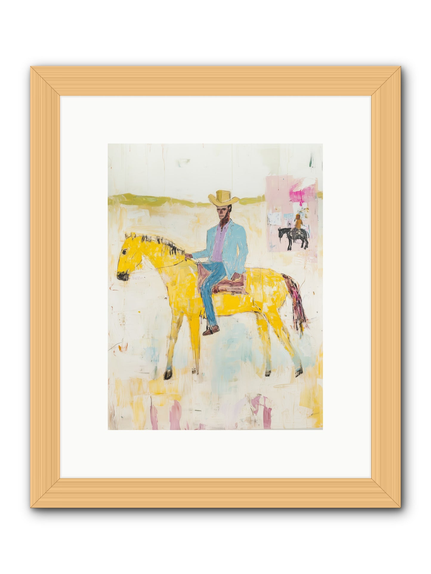 Ballad Of Blue Thunder -- Framed Print - Natural 9x12