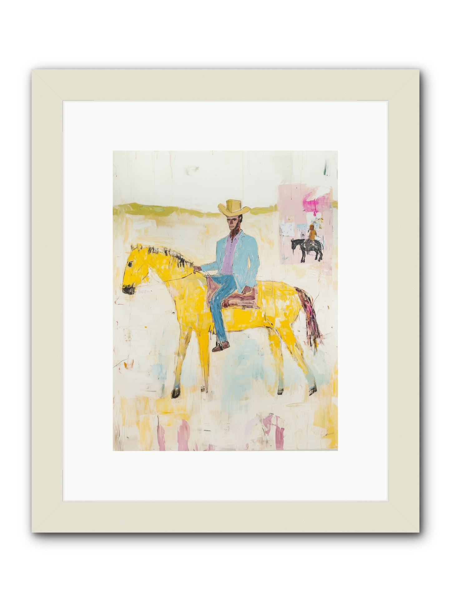 Ballad Of Blue Thunder -- Framed Print - White 9x12