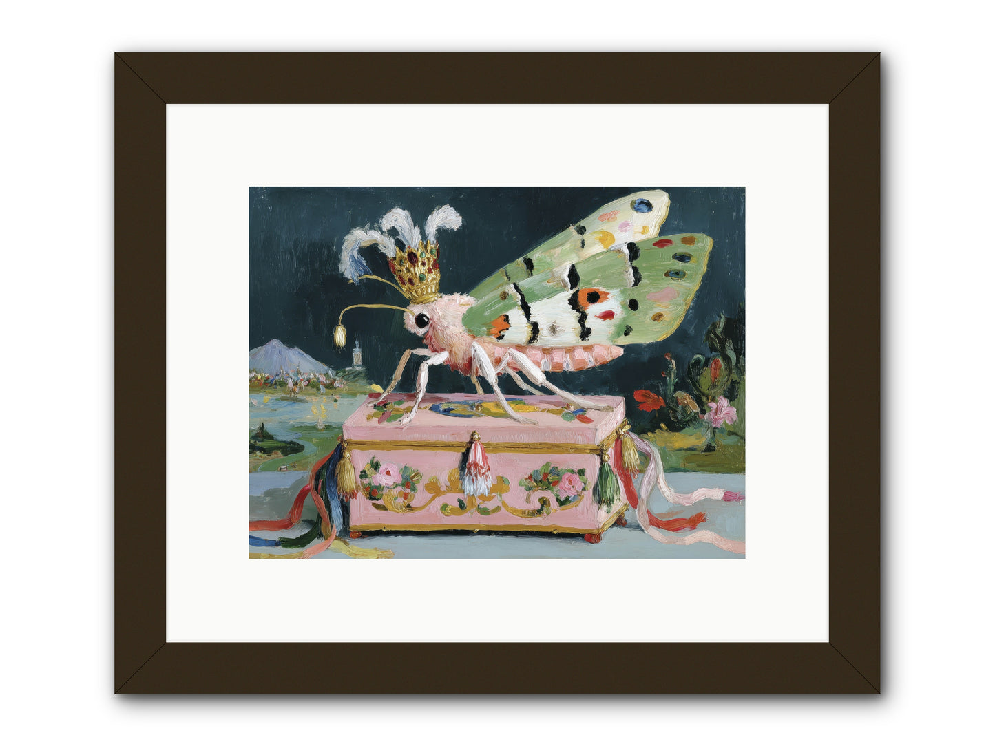 Ballet of the Luminous -- Framed Print - Black 12x9