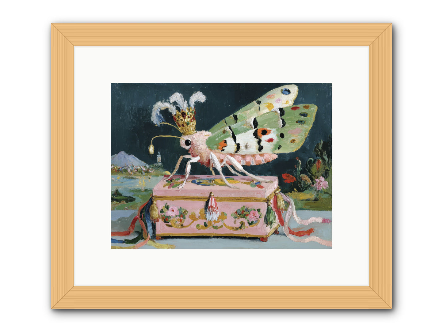 Ballet of the Luminous -- Framed Print - Natural 12x9