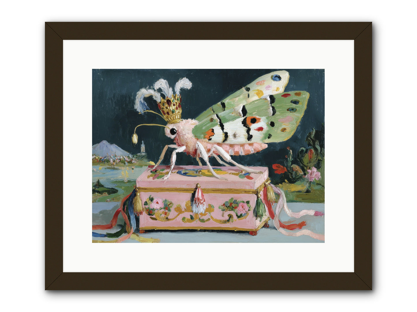 Ballet of the Luminous -- Framed Print - Black 16x12