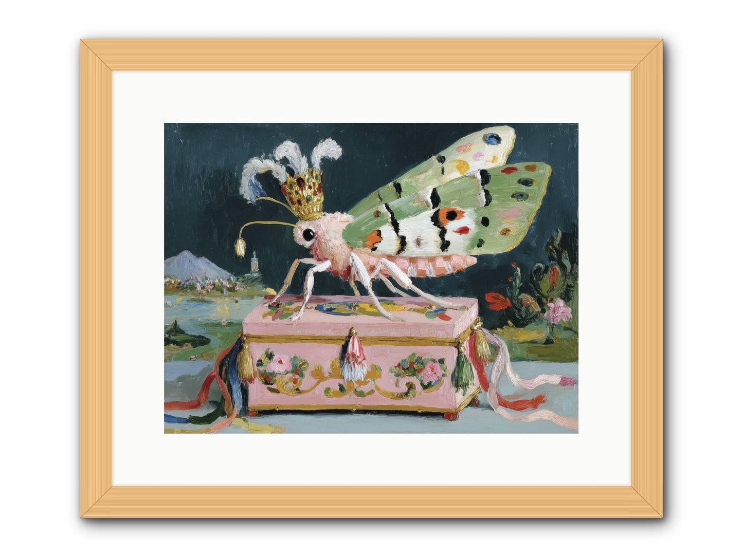 Ballet of the Luminous -- Framed Print - Natural 16x12