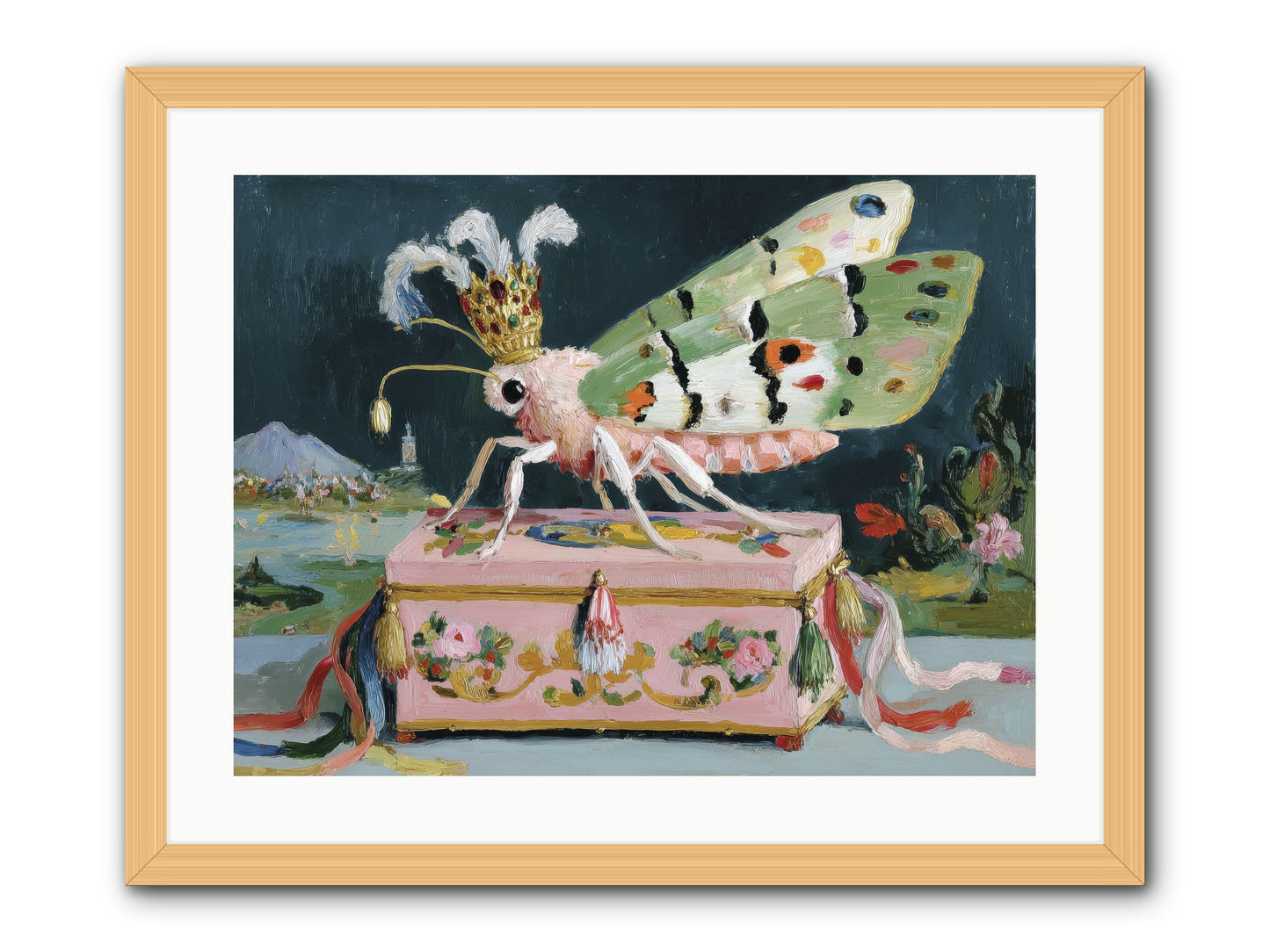 Ballet of the Luminous -- Framed Print - Natural 24x18