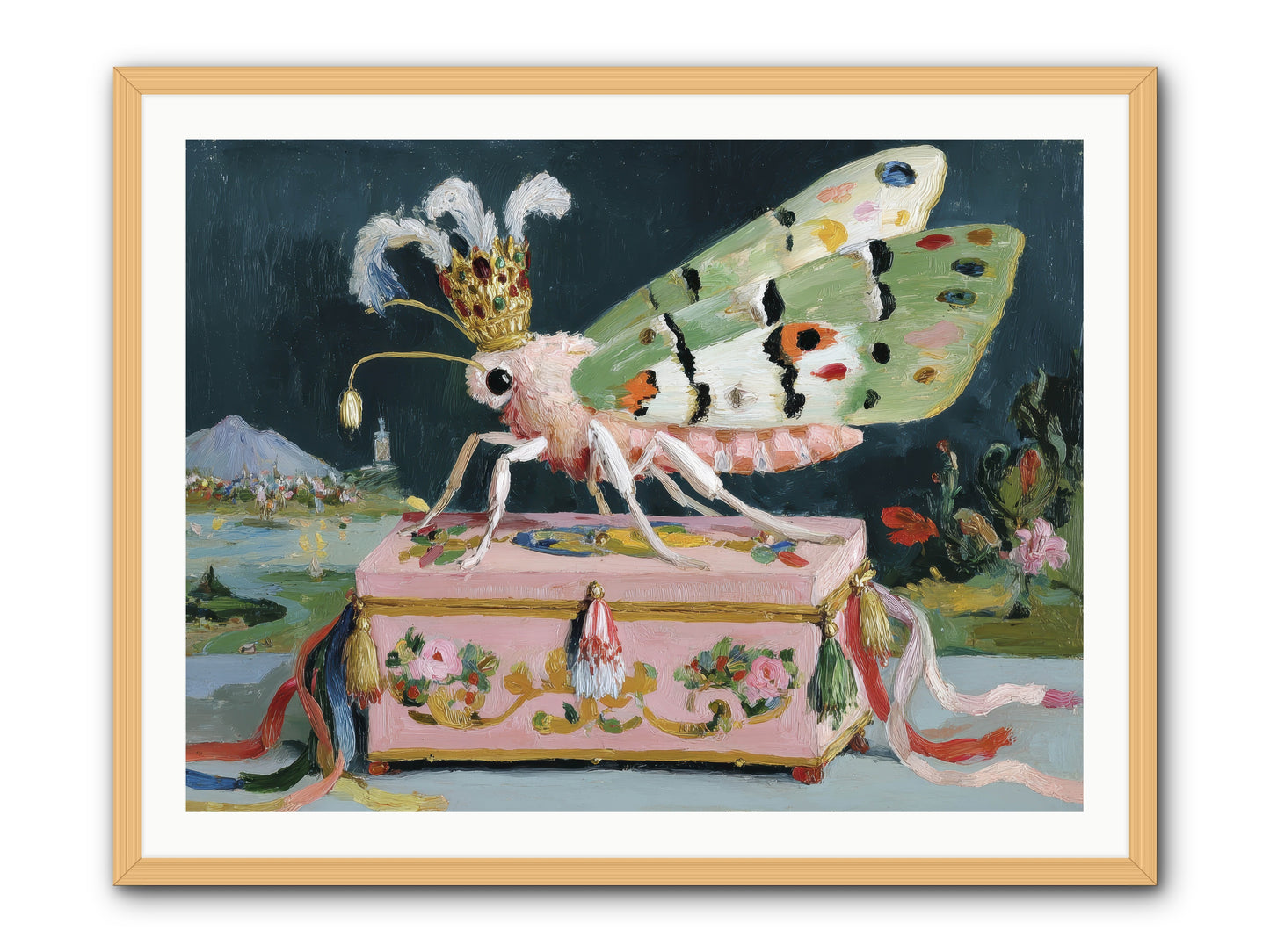 Ballet of the Luminous -- Framed Print - Natural 40x30
