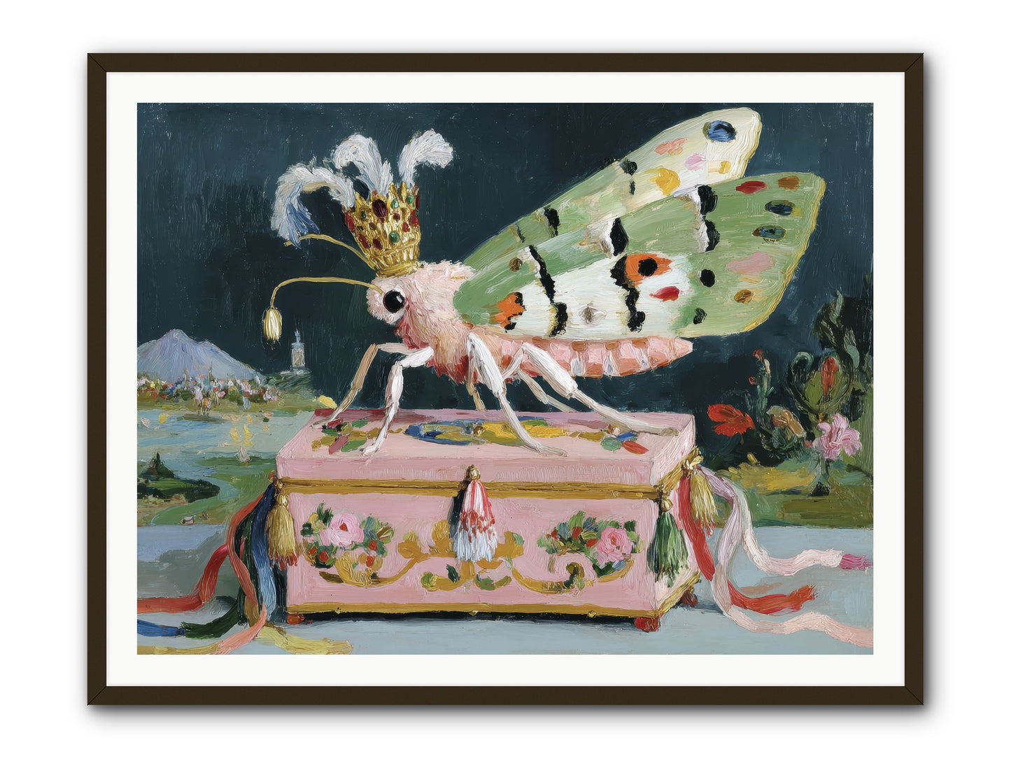 Ballet of the Luminous -- Framed Print - Black 48x36