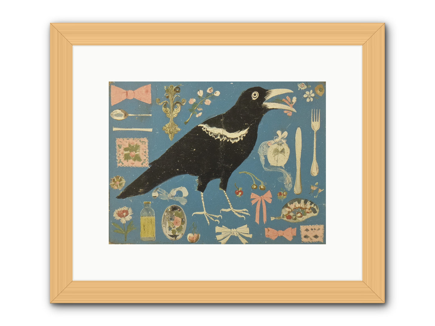 Ballroom for One -- Framed Print - Natural 12x9
