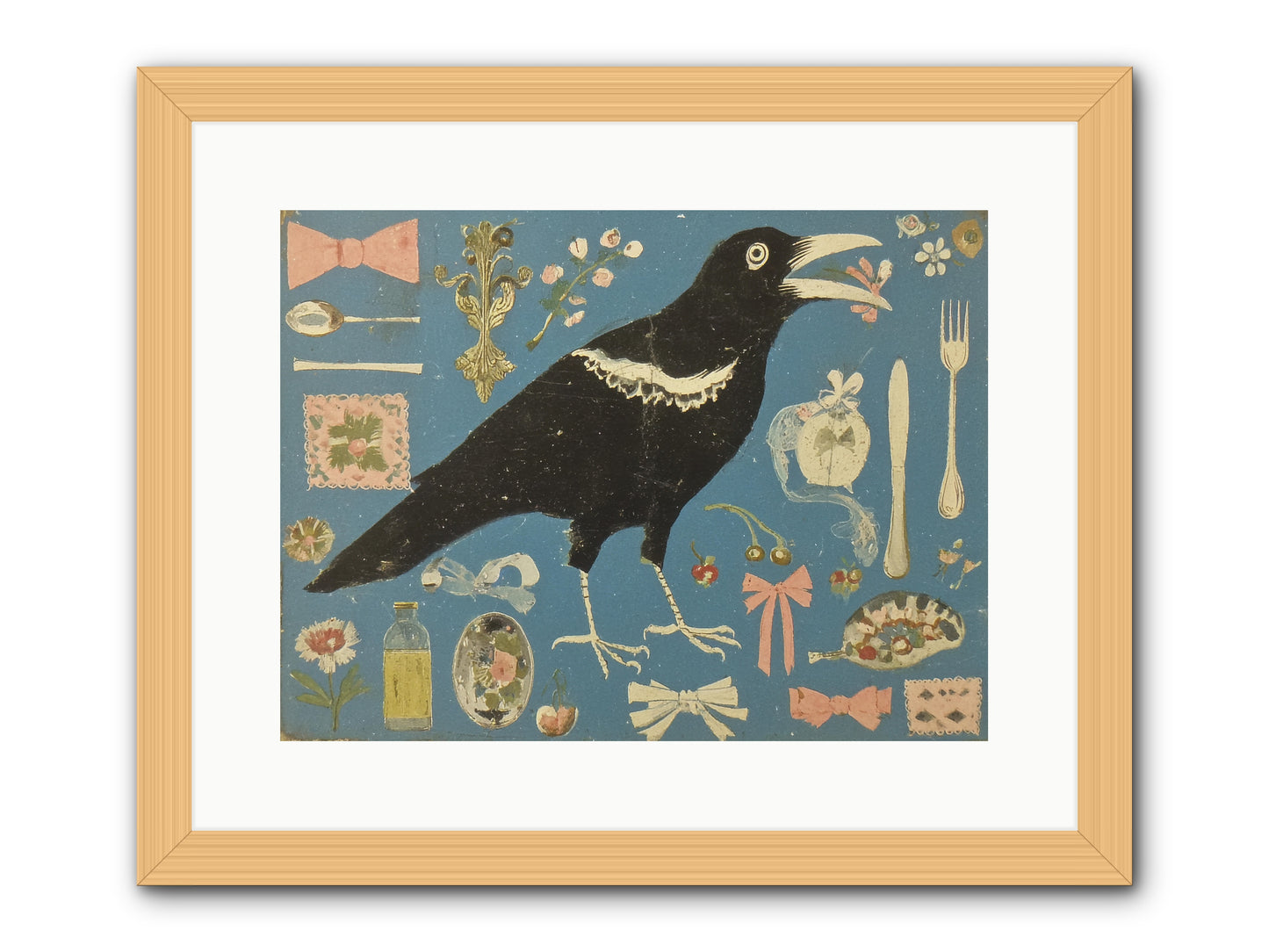 Ballroom for One -- Framed Print - Natural 16x12