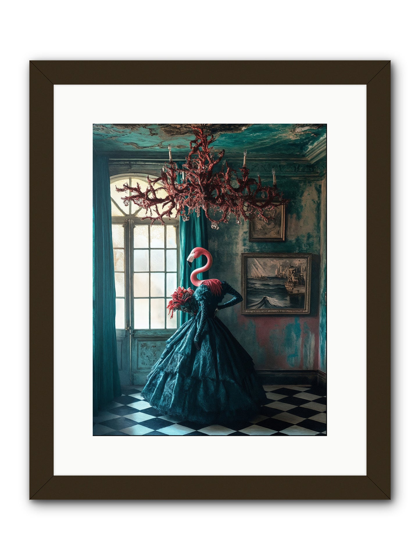 Ballrooms below seaRez -- Framed Print - Black 12x16