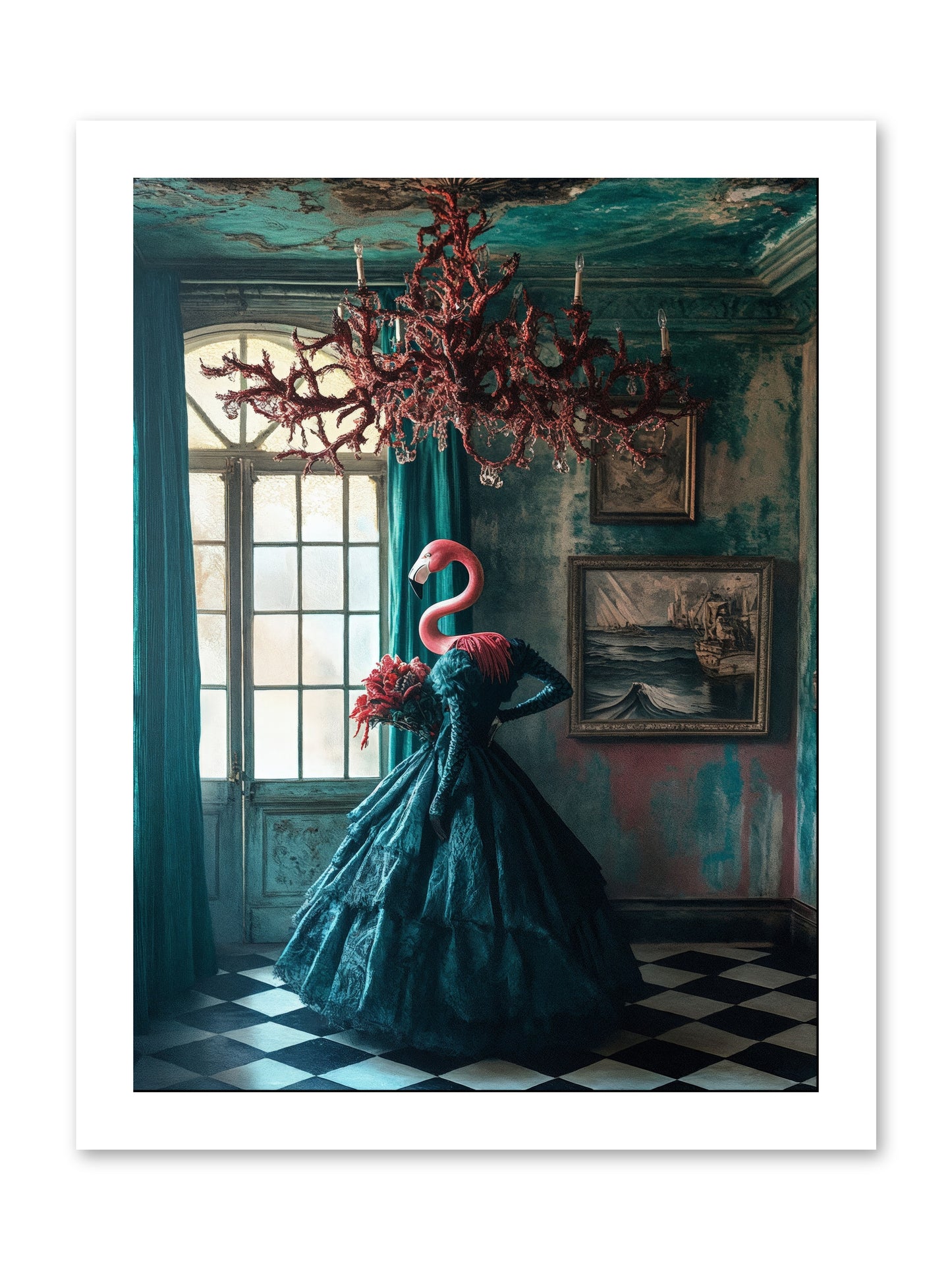 Ballrooms below seaRez -- Paper Print 12x16