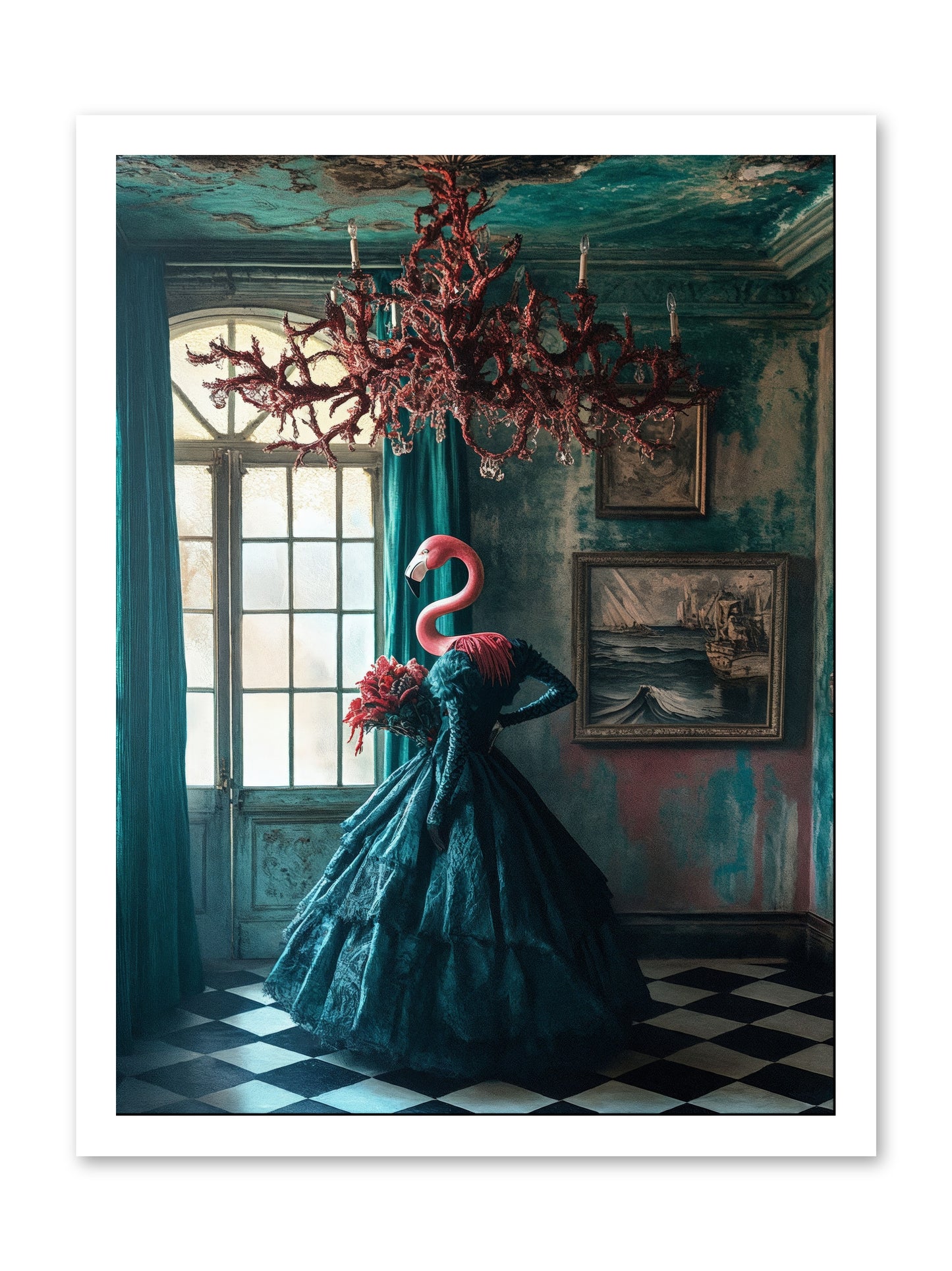 Ballrooms below seaRez -- Loose Canvas Print 18x24